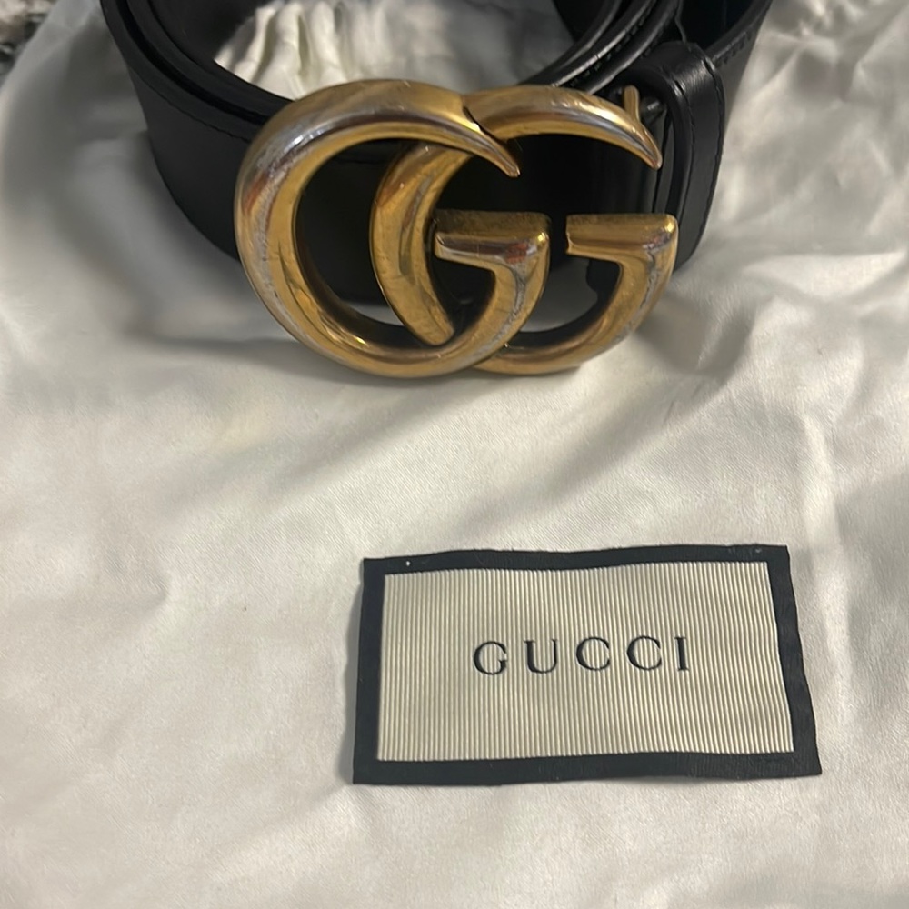 Gucci leather belt